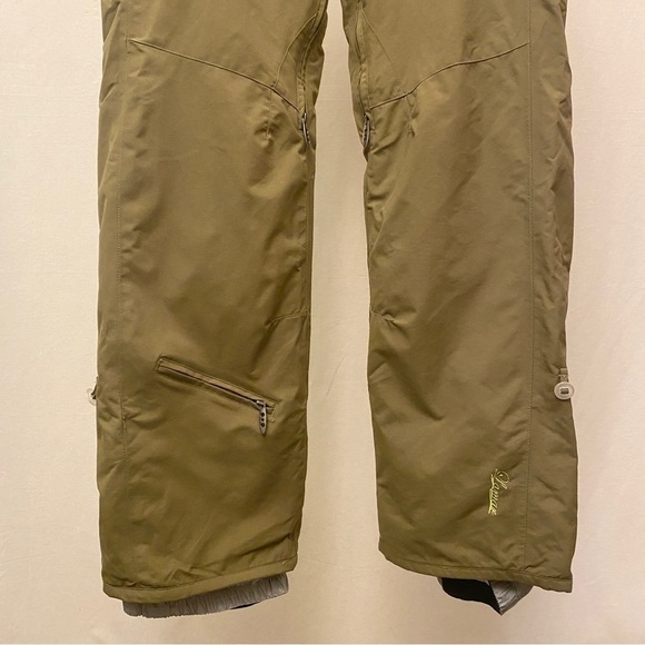 Lamar Snowboard Ski Snow Pants Army Olive Green Women’s Size Large - Picture 4 of 12